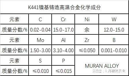 K441镍基铸造高温合金标准BB电子